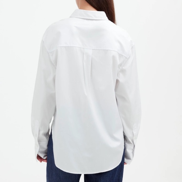 NWT Madewell White Relaxed Button-Up Shirt SZ Various - Picture 2 of 16